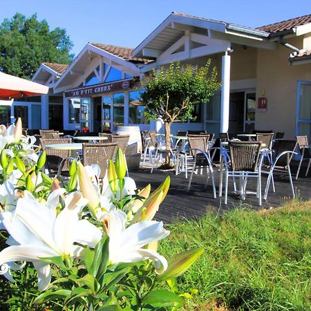 Hotel Au P'Tit Creux Des Landes Ychoux Exterior foto